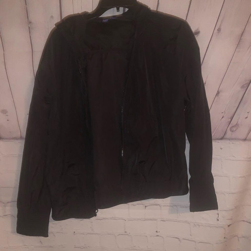 JoyLab Black Jacket with Violet Highlights